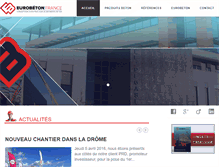 Tablet Screenshot of eurobeton.fr
